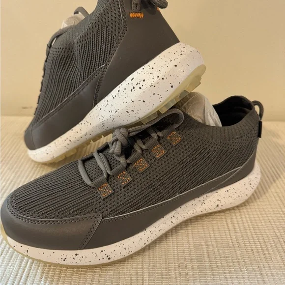 Men’s STROLL Grey / White Sport Knit Golf Shoe *New in Box! All Sizes - Picture 4 of 6